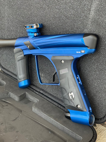 Used Macdev XDR Paintball Gun - Dust Blue with Mech Frame