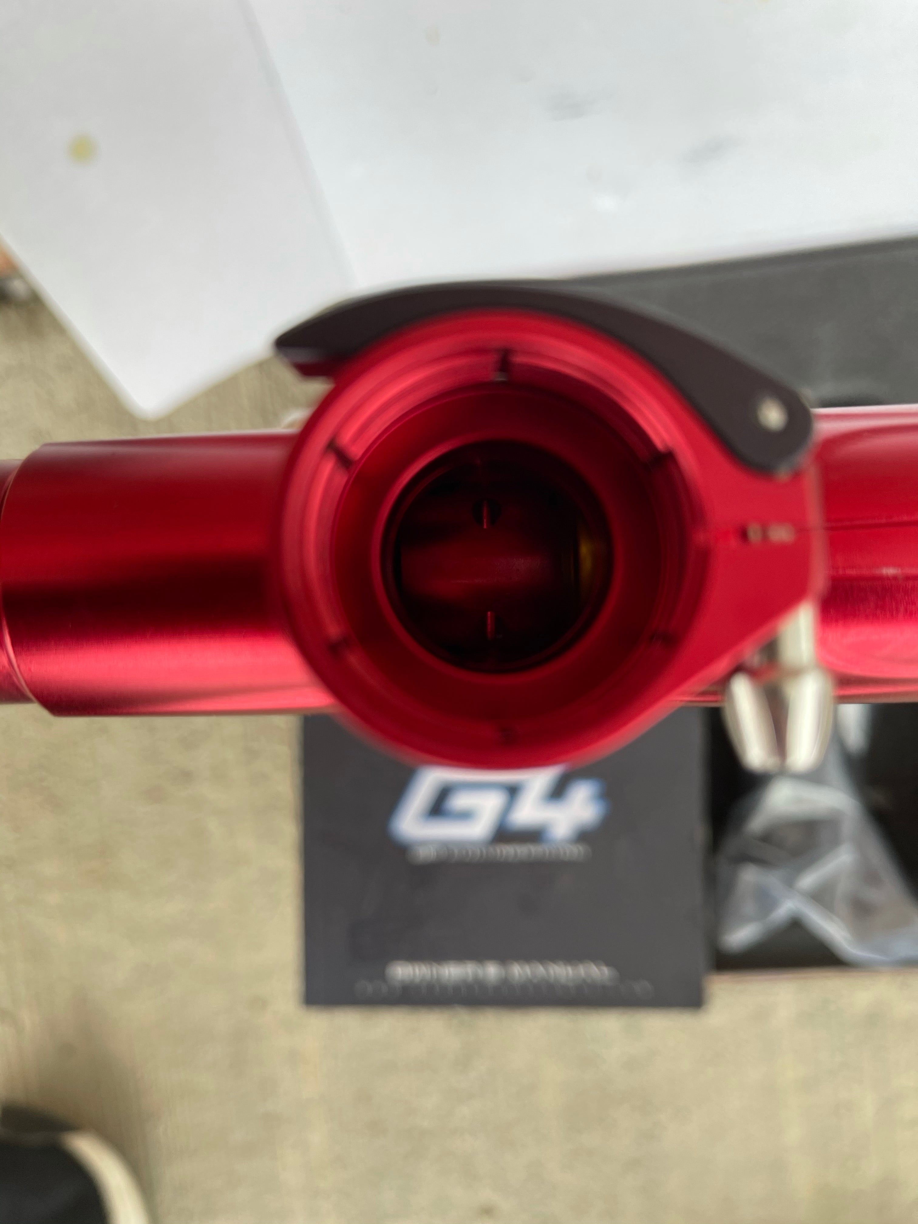 Used Dangerous Power G4 Paintball Gun - Red