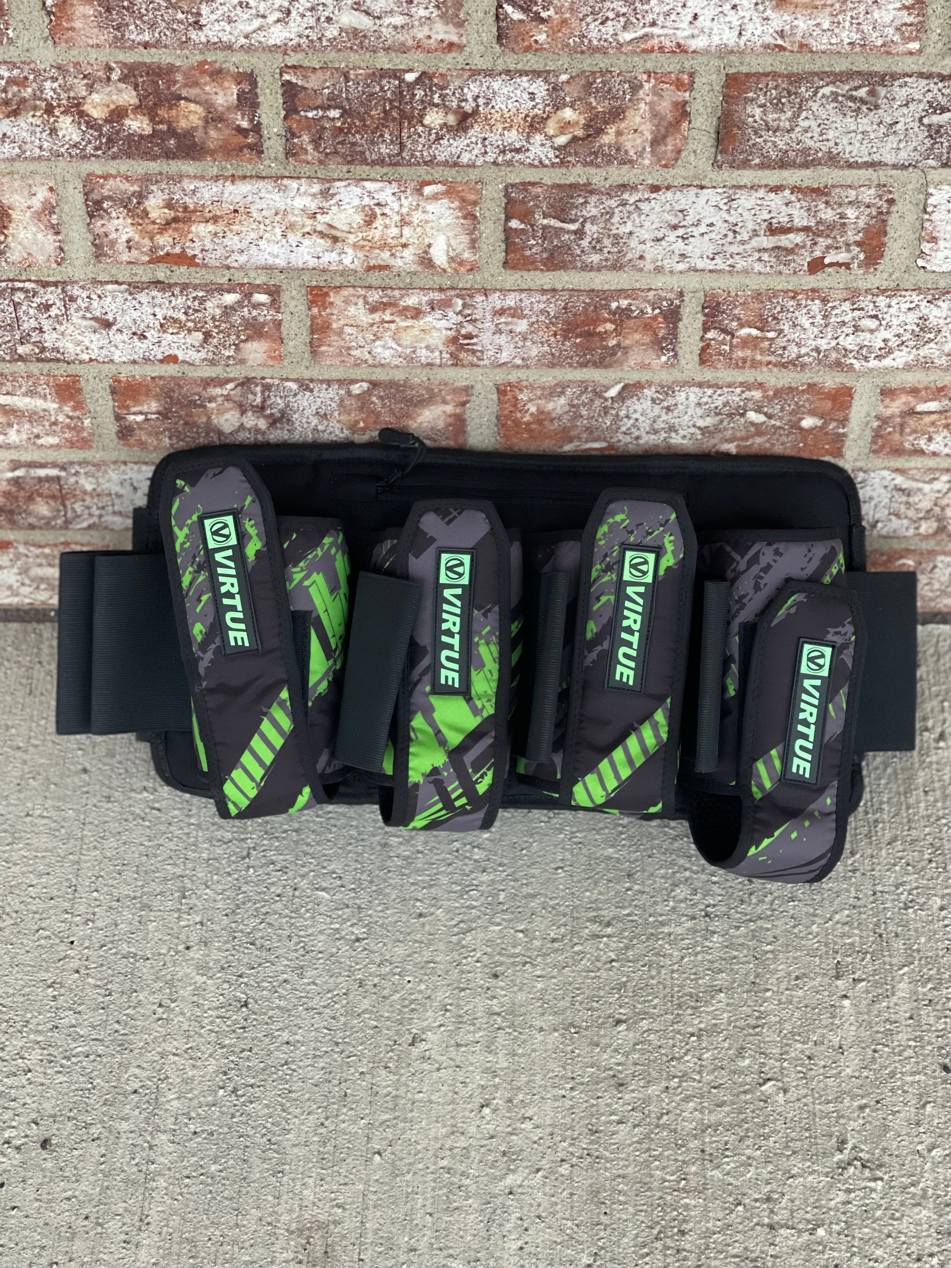 Used Virtue Elite 4+7 Paintball Pod Pack- Lime