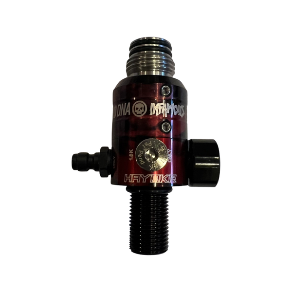 Powerhouse TKO Tank Regulator - Black/Red Acid Wash