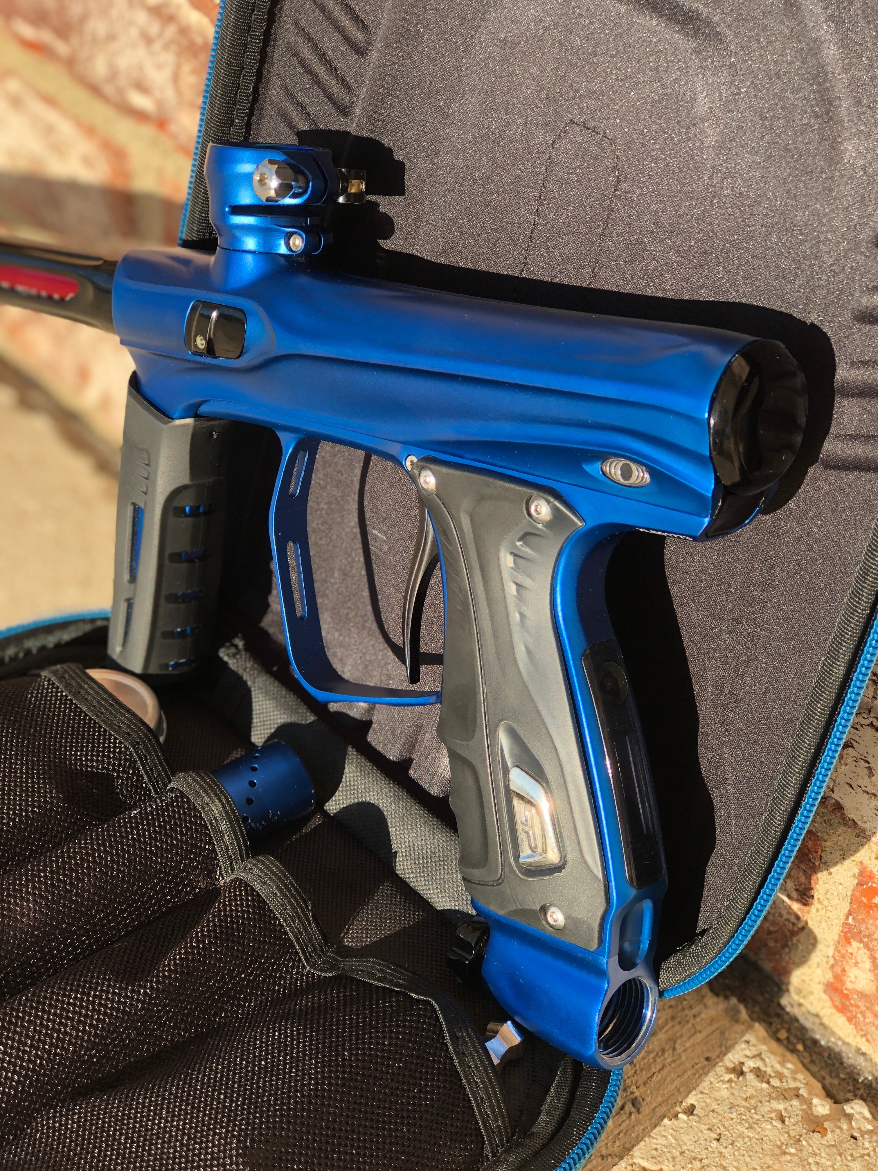 Used Shocker XLS Paintball Gun - Dust Blue