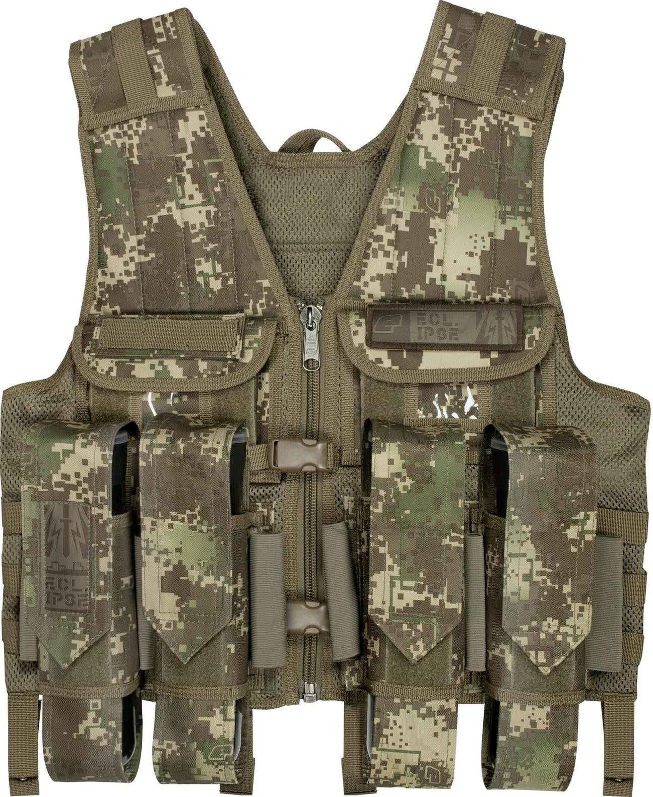 Planet Eclipse Tactical Load Paintball Vest - HDE Camo