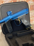 Used Dye DSR+ Paintball Gun - Polished Blue / Polished Gold