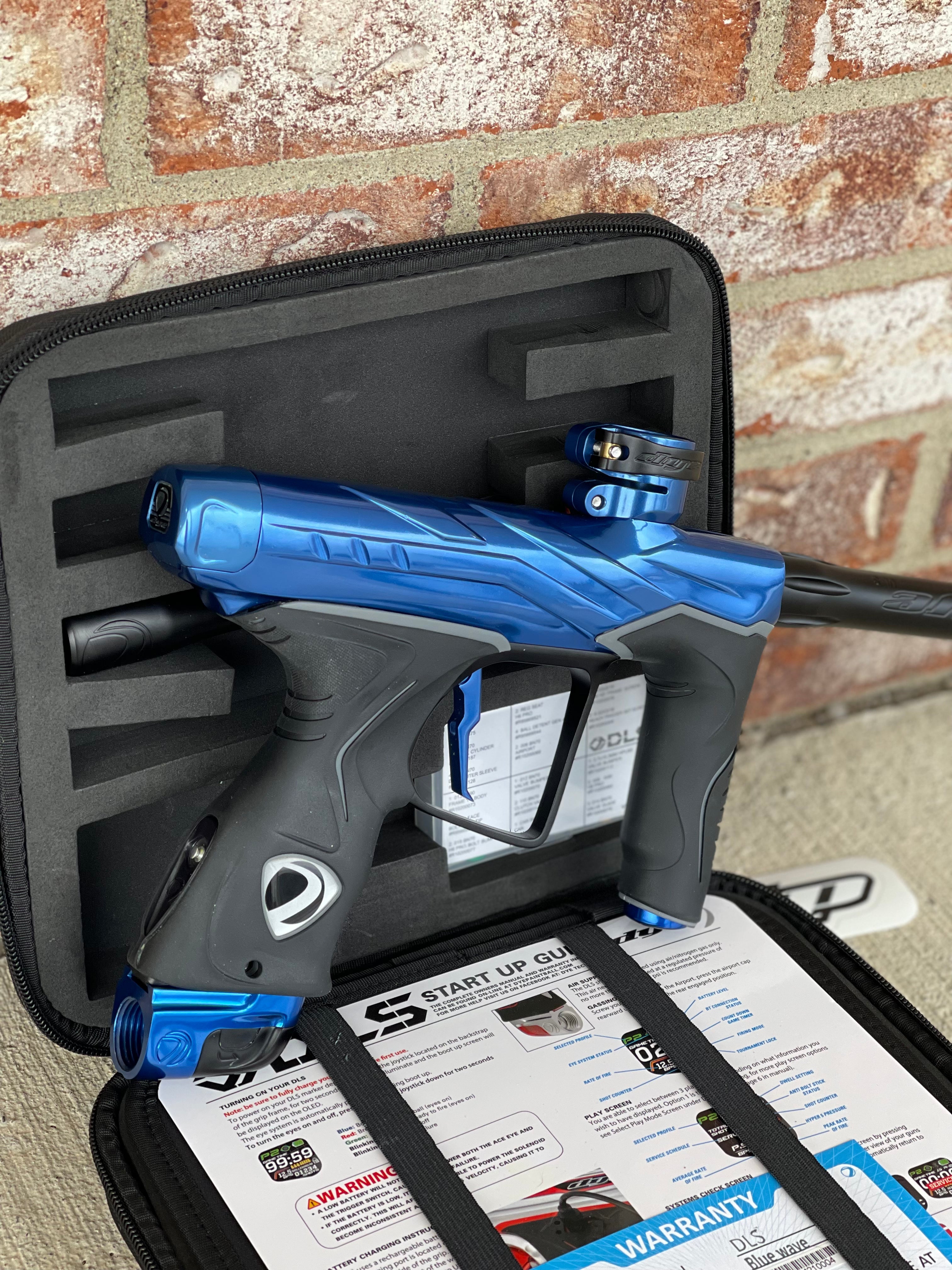 Used Dye DLS Paintball Marker - Blue Wave