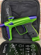 Used DLX Luxe ICE Paintball Gun - Polished Green / Polished Purple