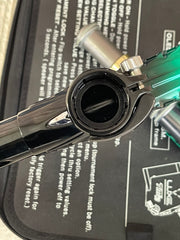 Used DLX Luxe "Project" TM40 Paintball Gun - Emerald/Black Fade #88 of 300 w/ Matching Mech Frame