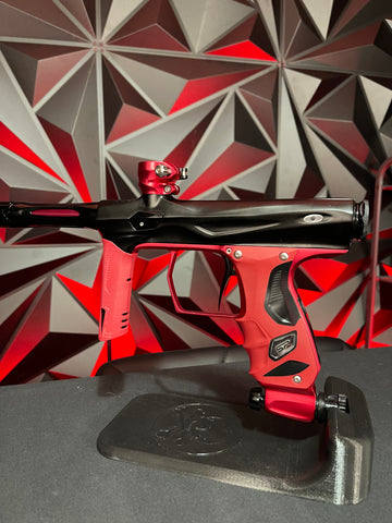 Used Black Shocker Amp w Red Trigger Frame & Red Feed Neck + Red Grip Kit