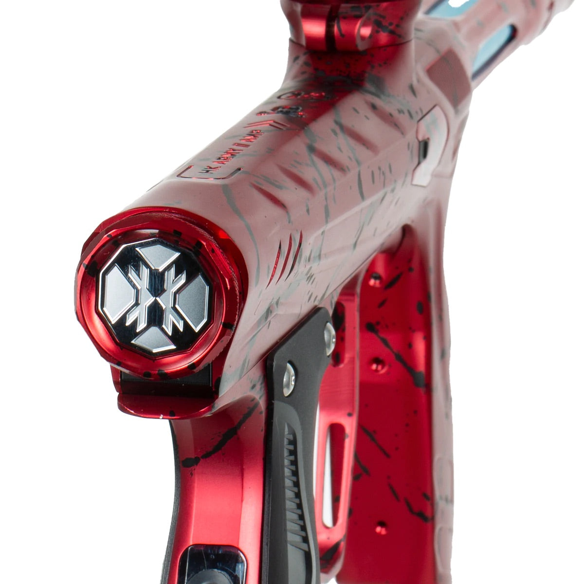 HK Army Shocker AMP Paintball Gun - Fire Splash (Red/Black)