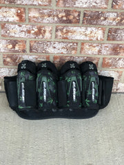 Used HK Army Zero G 4+7 Paintball Pod Pack- Black w/Leaves