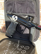 Used DLX Luxe Ice Paintball Gun - LE Mutiny Dust Black w/ Black and Green Grip Kit, Deuce Trigger