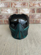 Used Push Unite Paintball Mask - Black/Green with Hard Case