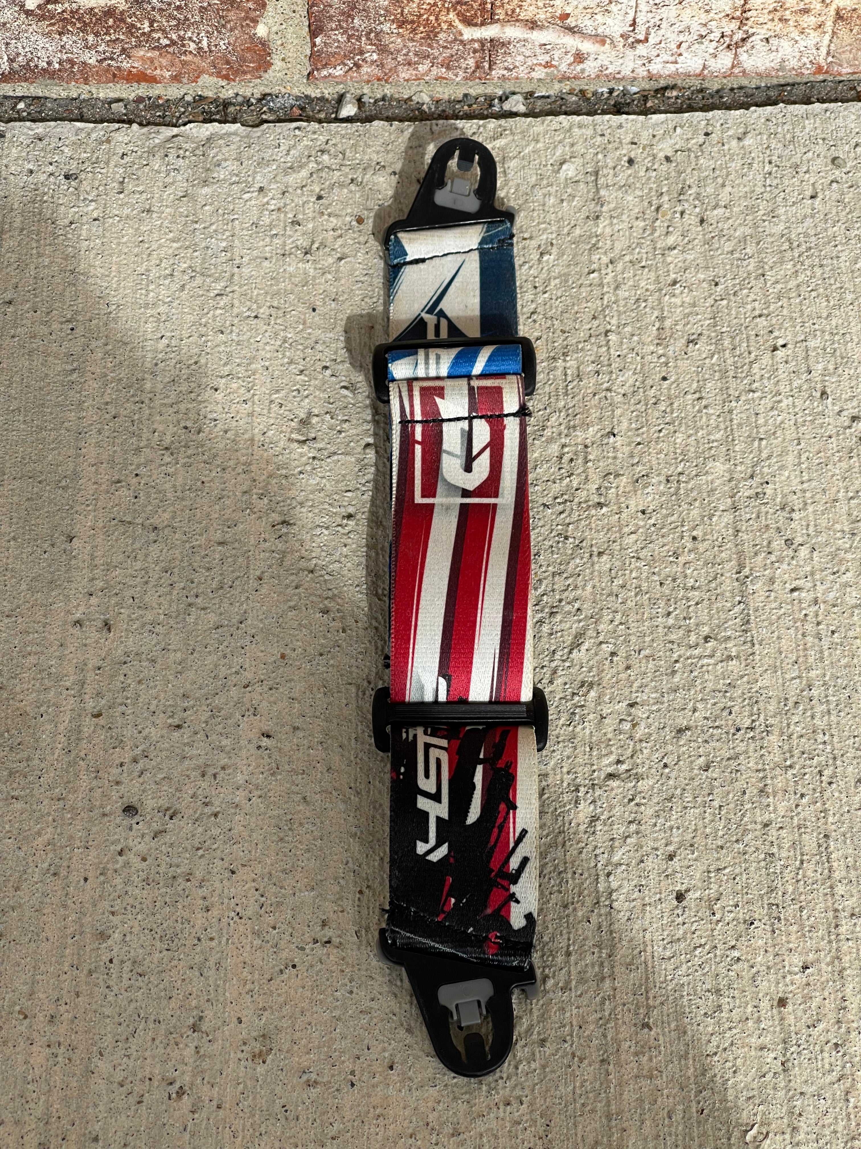 Used Push Back Strap - Red/White/Blue