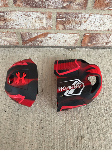 Used HK Army FC Tank Cover - Red/Black Swirl
