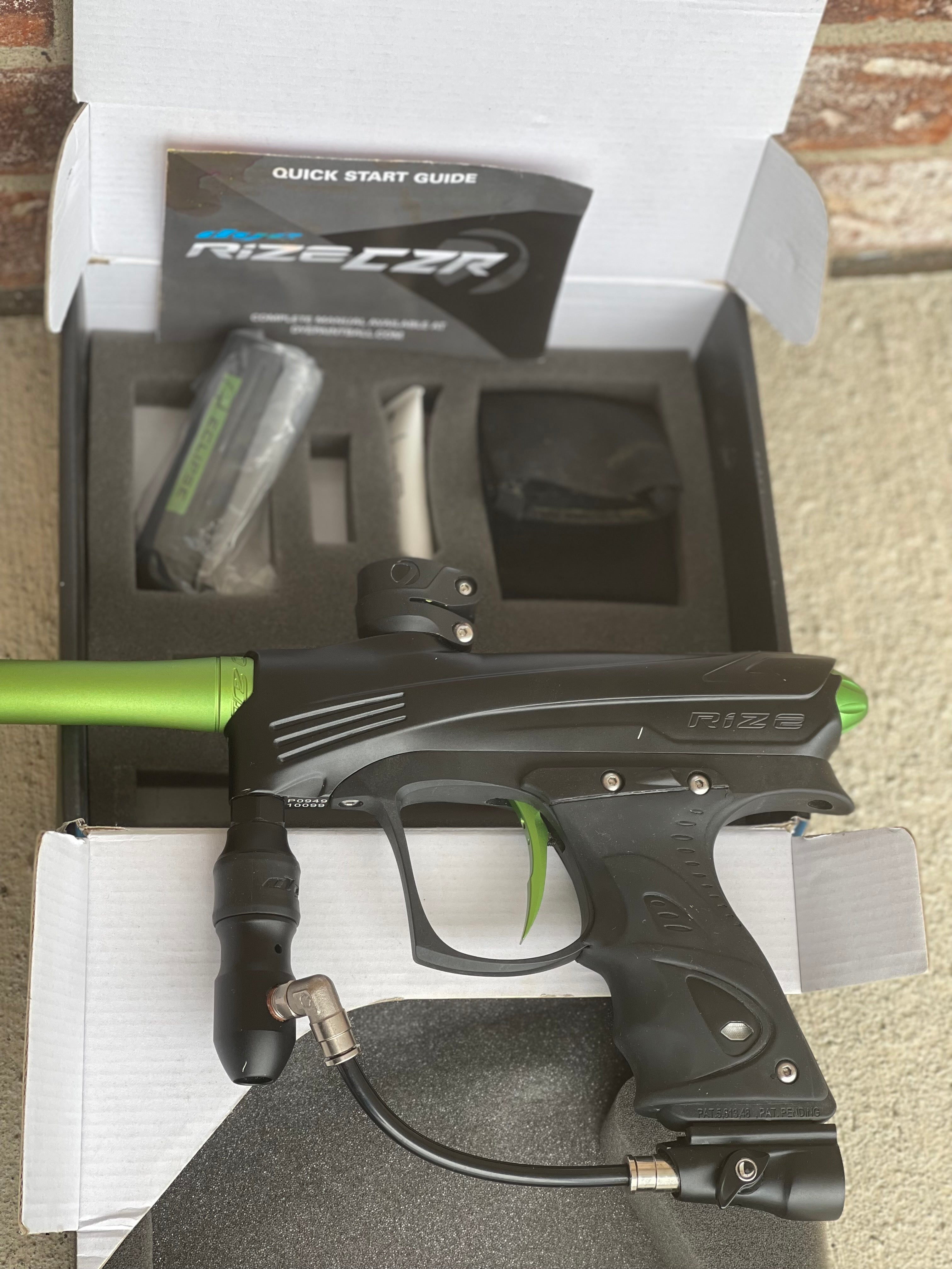 Used Dye CZR Paintball Marker- Black/Green