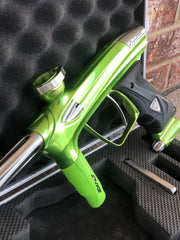 Used DLX Luxe 1.5 Paintball Gun - Gloss Lime/Pewter with 2.0 Core