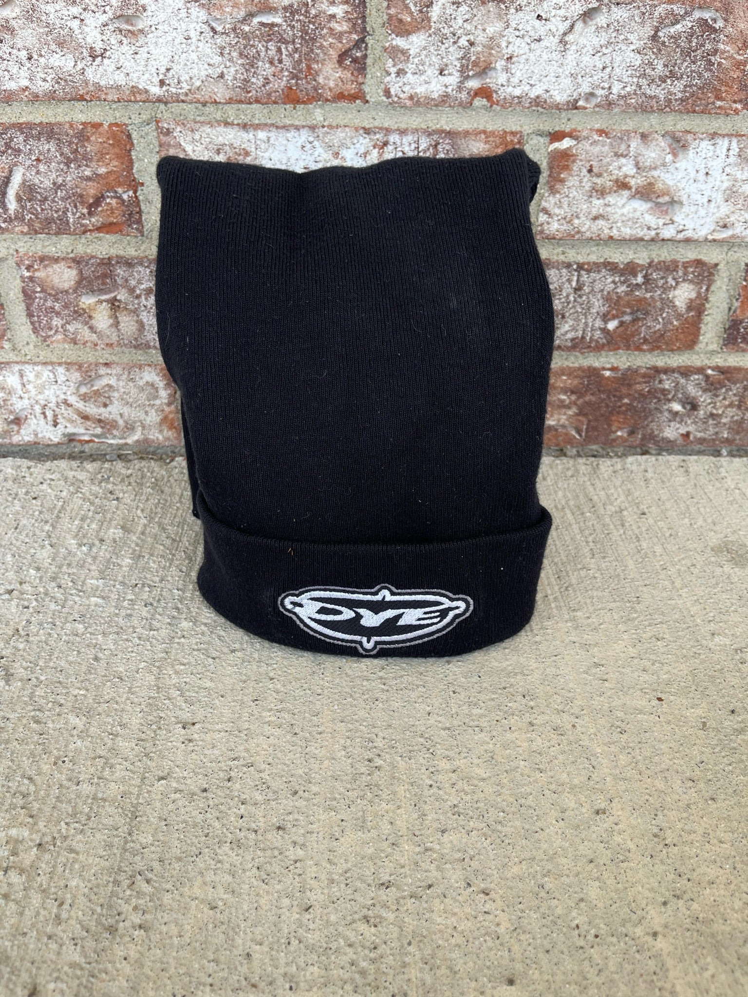 Used Dye Sock Hat - Black