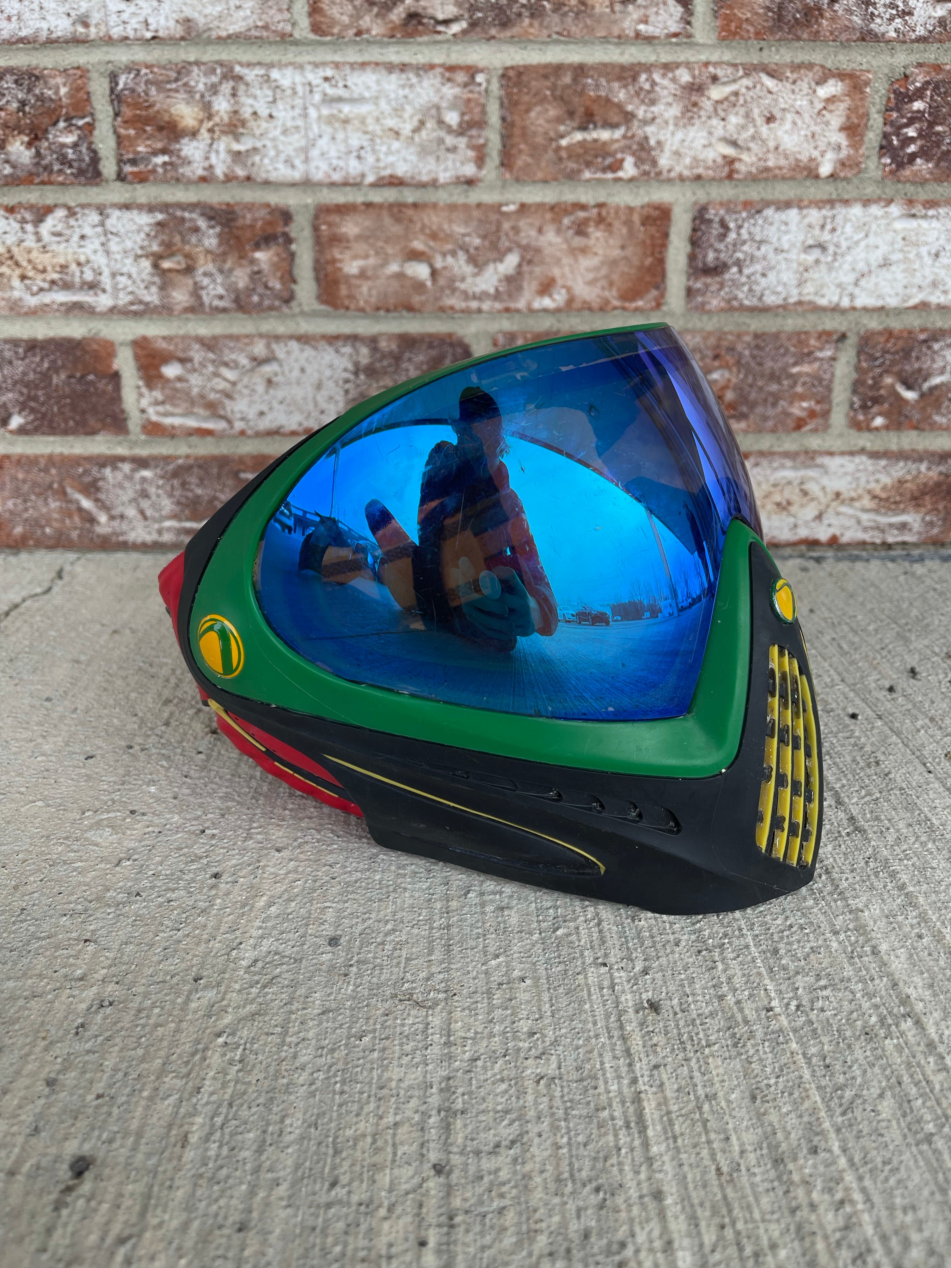 Used Dye I4 Paintball Goggle - Rasta