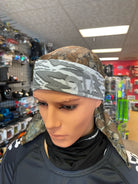 Used HK Army Hostilewear Headwrap - Grey Snakes/Forest Mesh