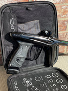 Used DLX Luxe Ice Paintball Gun - Polished Black w/ Encore Bolt