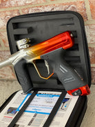 Used Dye DSR+ Paintball Gun - Polished Orange/Silver Fade