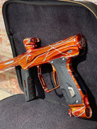 Used Ultra Shocker XLS Paintball Gun - Fire and Ice - Splash Trigger Frame and CVO Frame