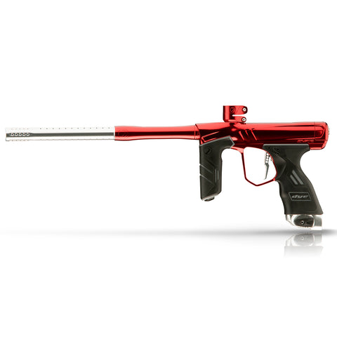 Dye DSR+ Paintball Gun - Lava (Polished Red/Polished Silver) *PRE-ORDER*