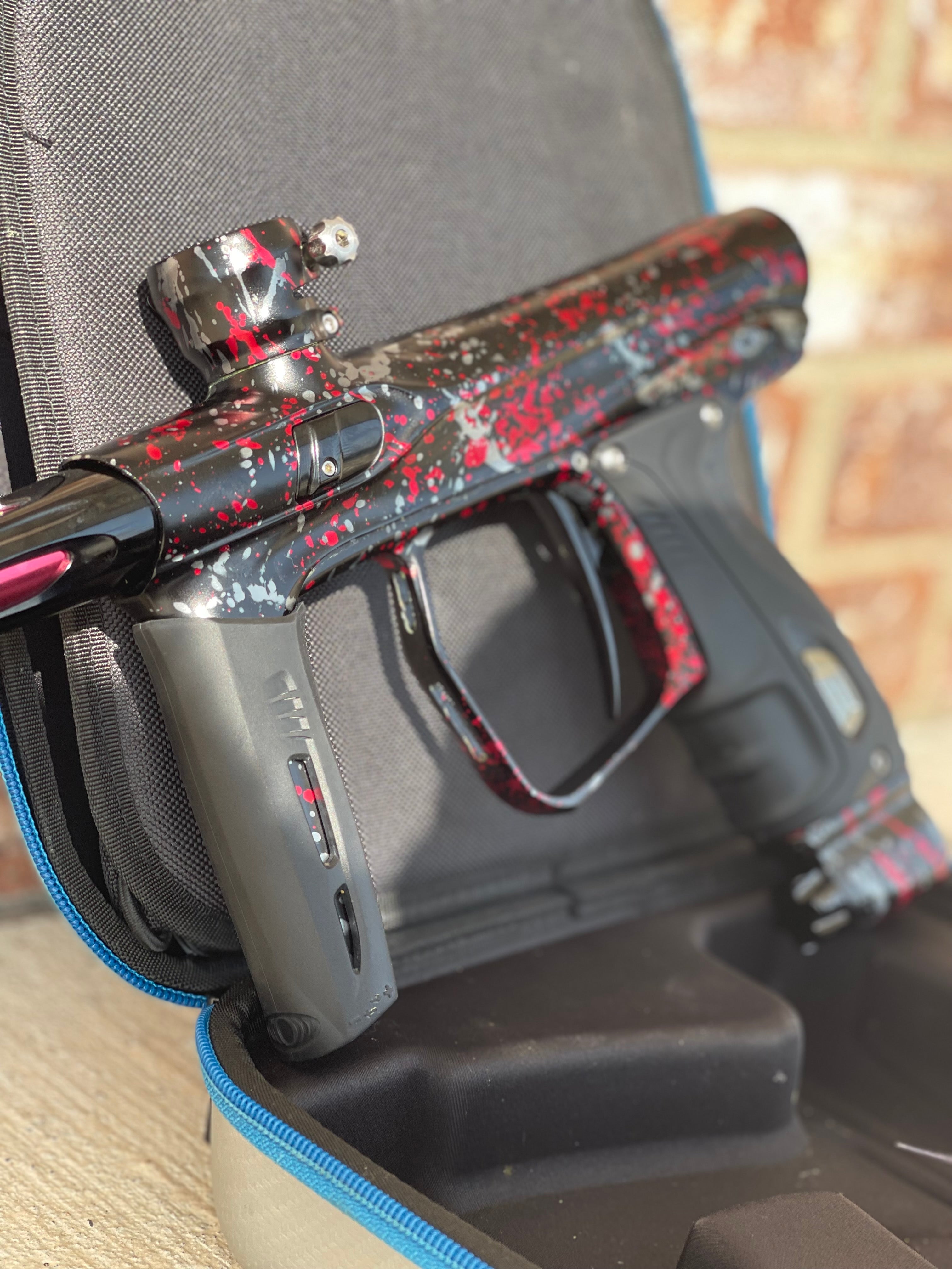 Used Shocker XLS Paintball Gun - Punishers Edition #13