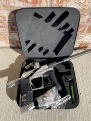 Used Planet Eclipse Lv1.5 Paintball Gun - Silver/Black (Stormtrooper) w/ LV1 ASA and Feedneck