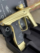 Used DLX Luxe X Paintball Gun - Dust Gold / Polished Gold