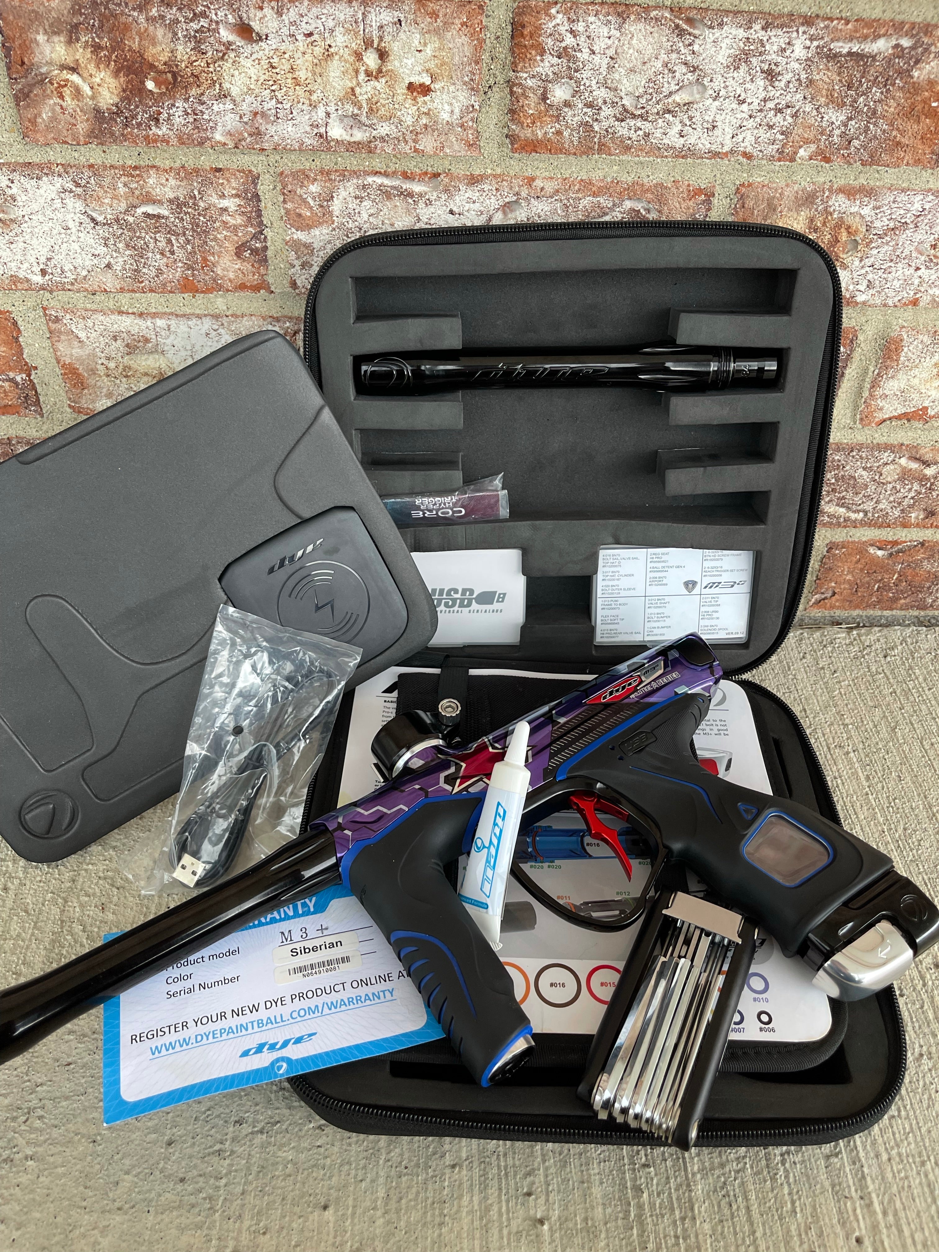 Used Dye M3+ Paintball Gun - Siberian