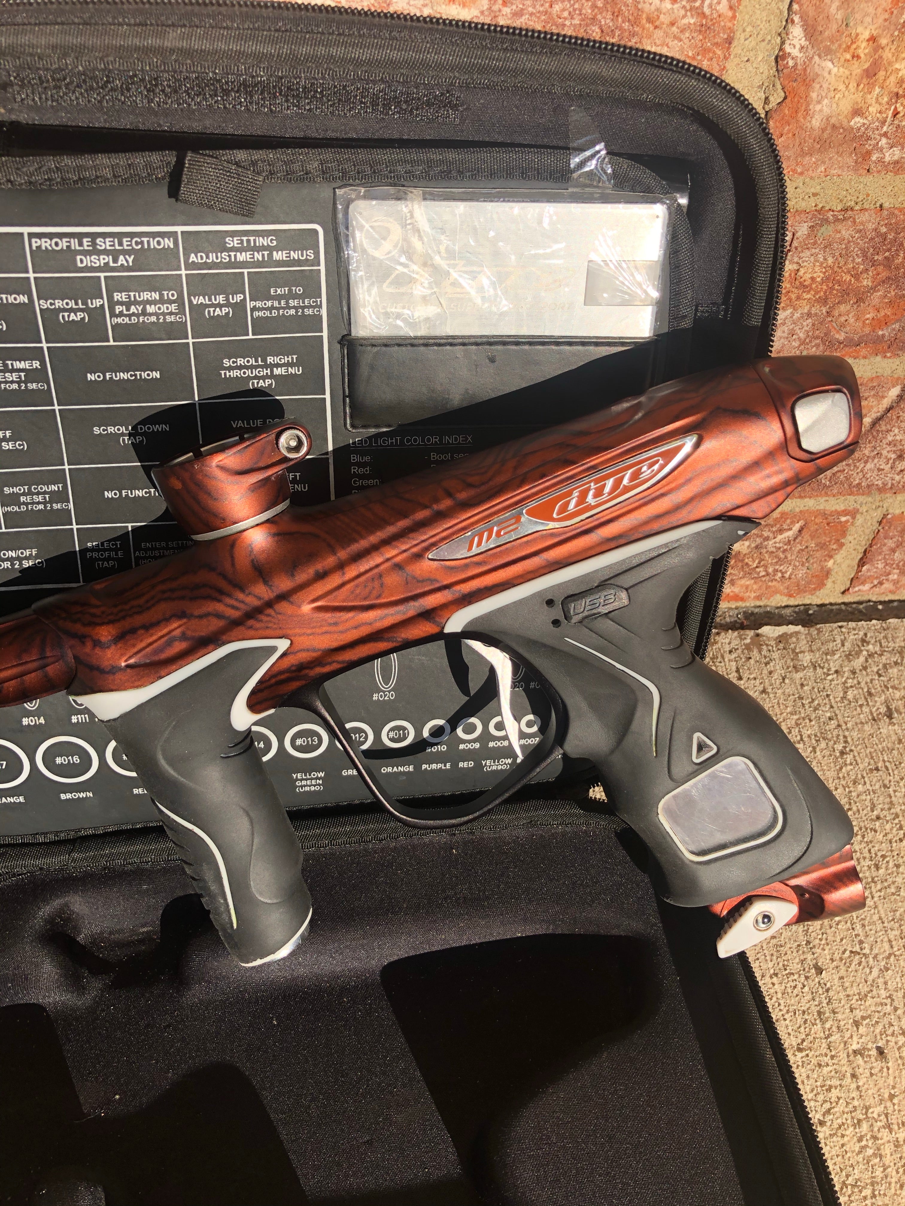 Used Dye M2 Paintball Gun - Woody