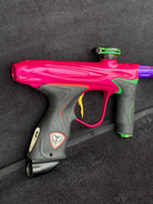 Used Dye M2 Paintball Gun - Pink/Purple/Black/Gold (Spray Paint Collage)