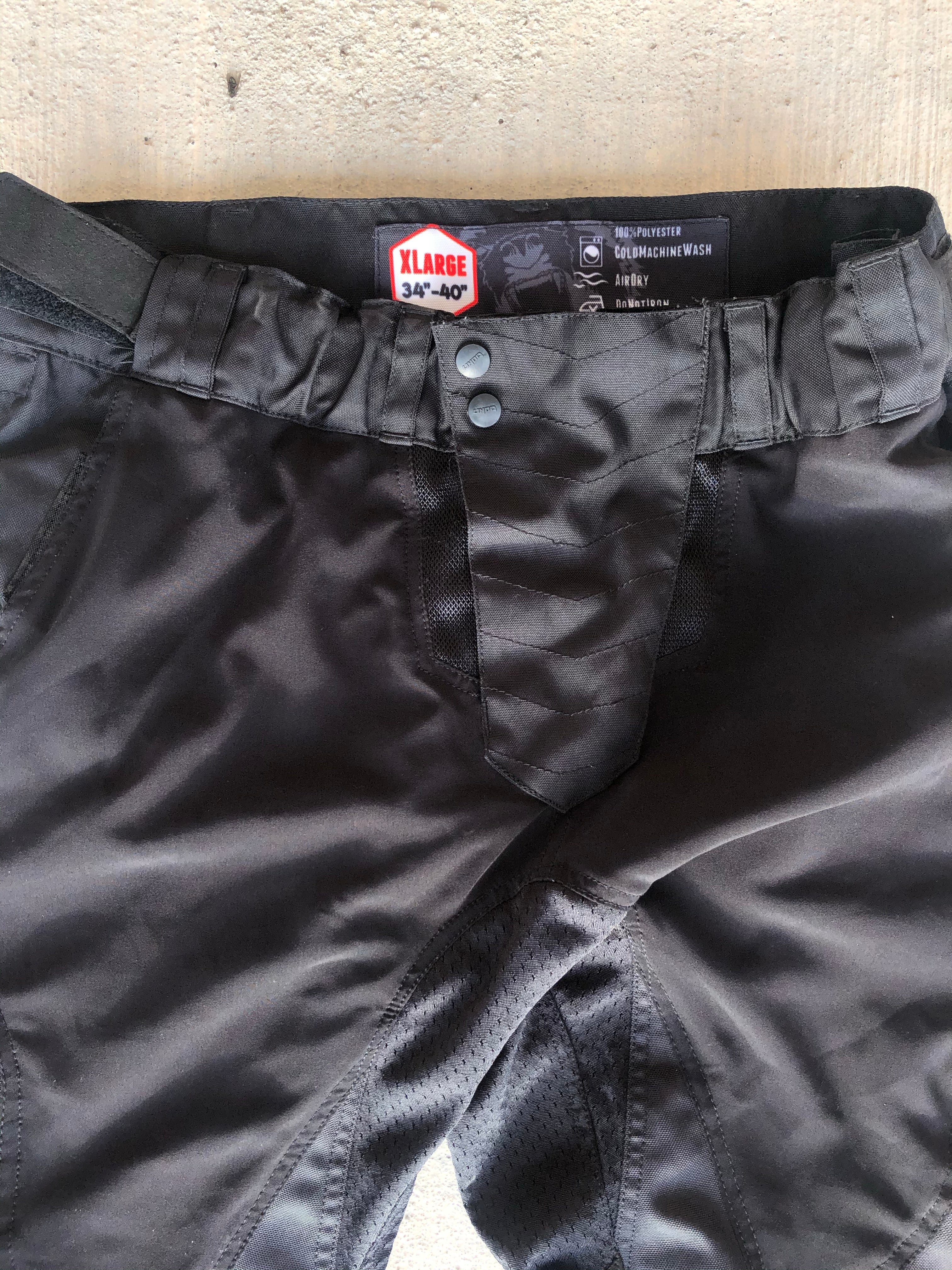 Used Undr Paintball Pants - Black - Size XL