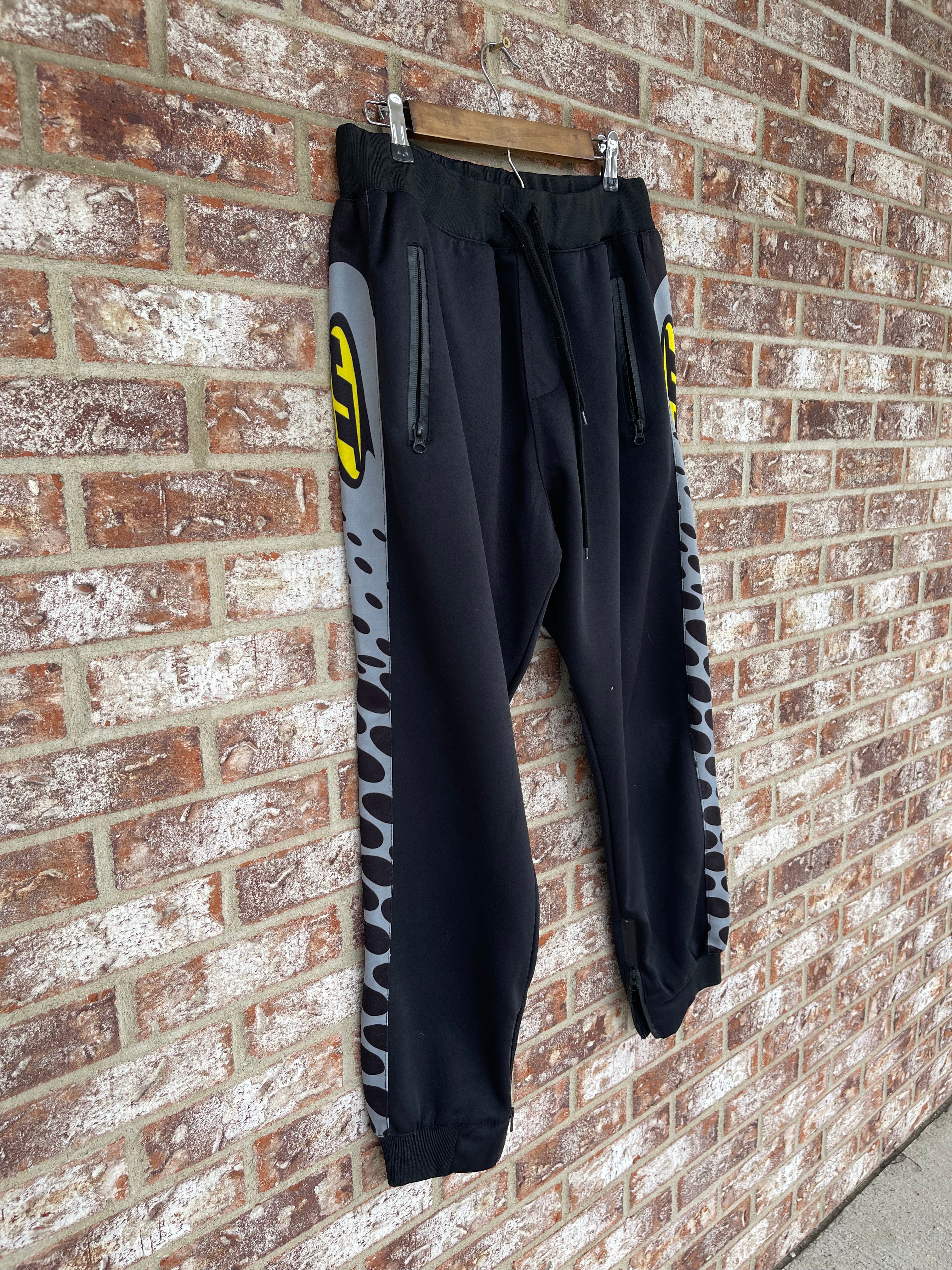Used JT Jogger Paintball Pants- Black/Grey- Large