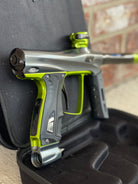 Smart Parts Shocker RSX Paintball Marker- Pewter/Lime with 3 freak Inserts