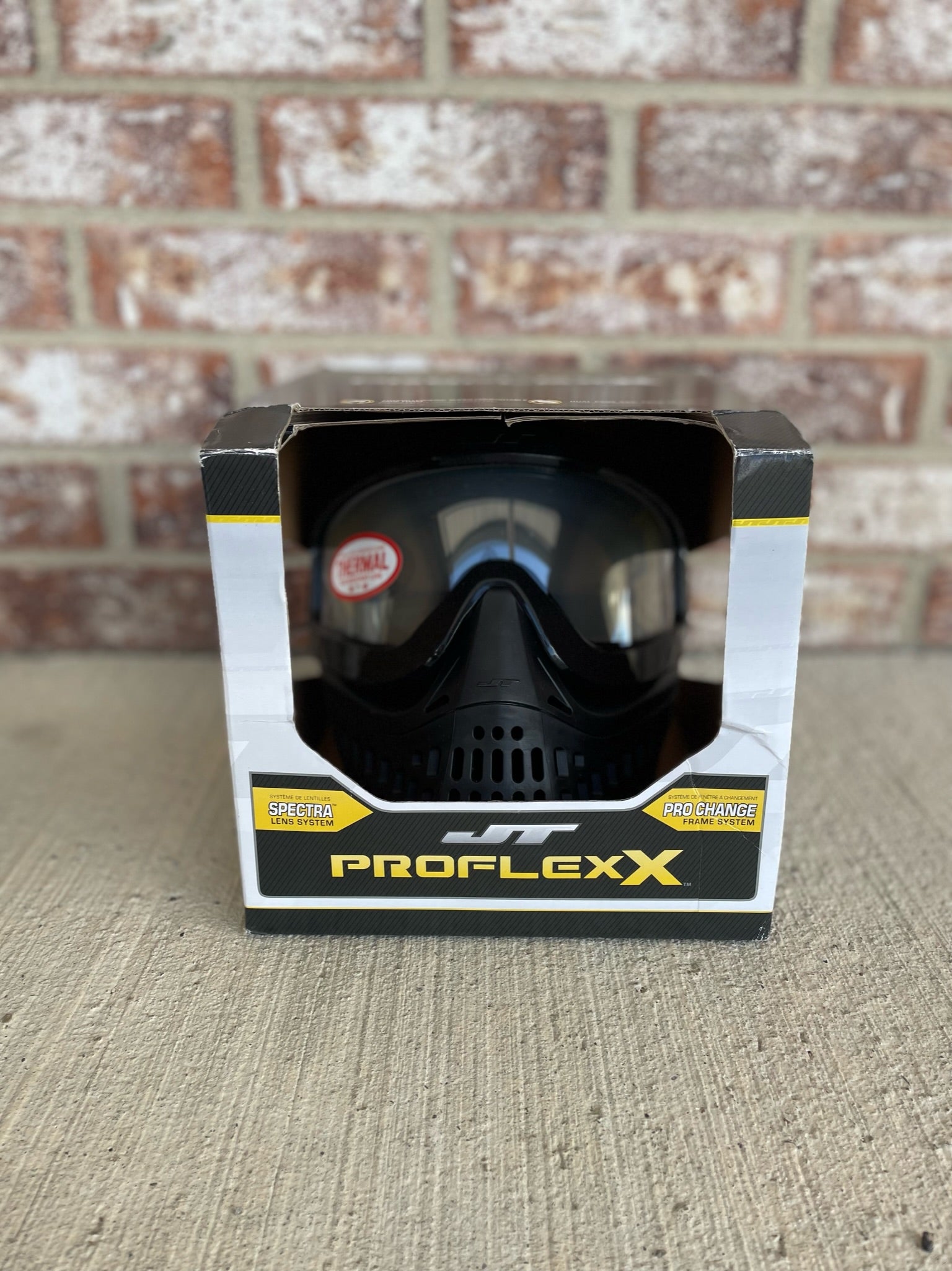 Used JT Proflex X Paintball Mask - Black