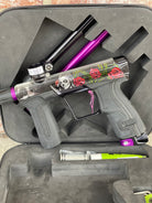 Used Planet Eclipse CS2 Paintball Gun - Dia De Los Muetros w/Infamous Deuce Trigger and Infamous Wave Spring