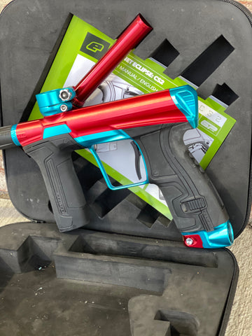 Used Planet Eclipse CS2 Pro Paintball Gun - Red/Teal