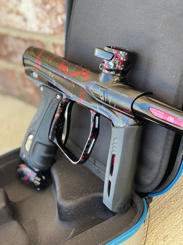 Used SP Shocker XLS Paintball Gun - LE Punisher's Tri Color Splash