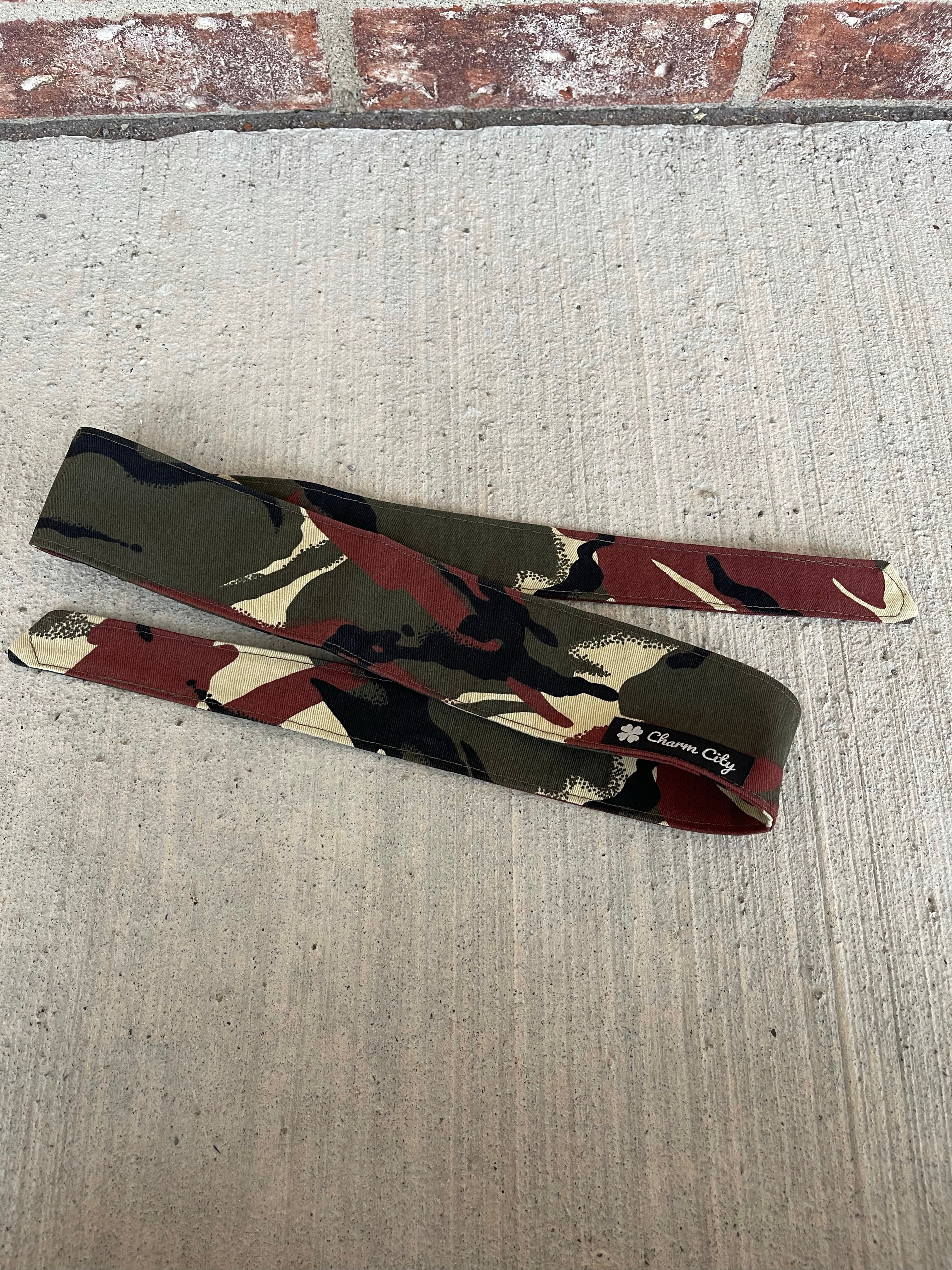 Used Charm City Paintball Headband - Tiger Camo