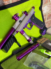 Used Azodin KP3 Pump Paintball Gun - Tan/Purple