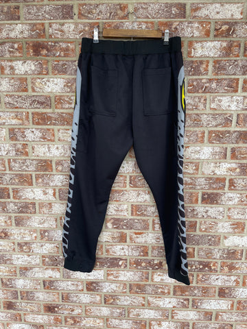 Used JT Jogger Paintball Pants- Black/Grey- Large