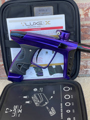 Used DLX Luxe X Paintball Gun - Gloss Purple / Gloss Black