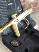 Used DLX Luxe Ice Paintball Gun - Silver / Dust Gold