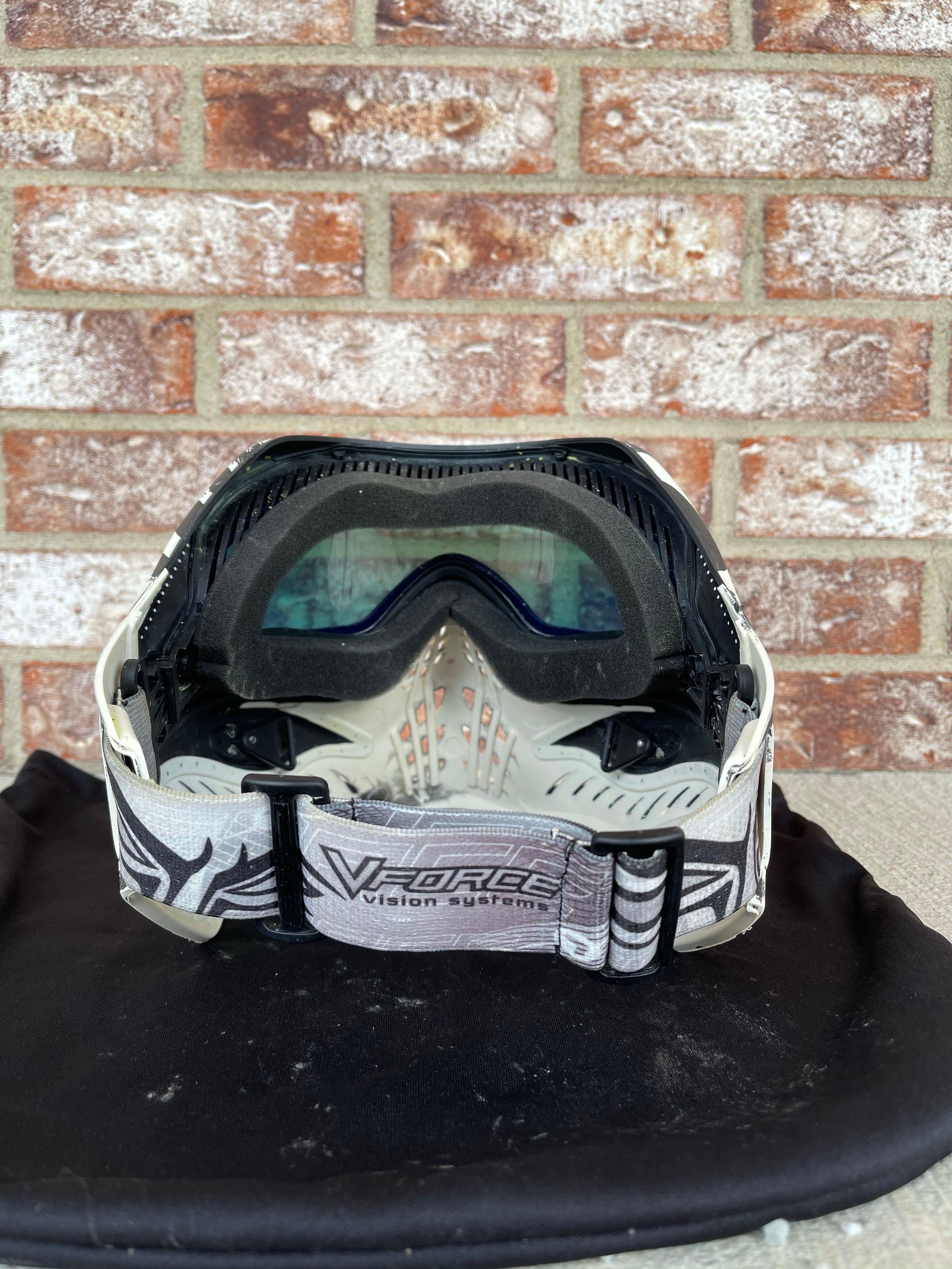 Used V-Force Grill Paintball Mask - Zebra LE