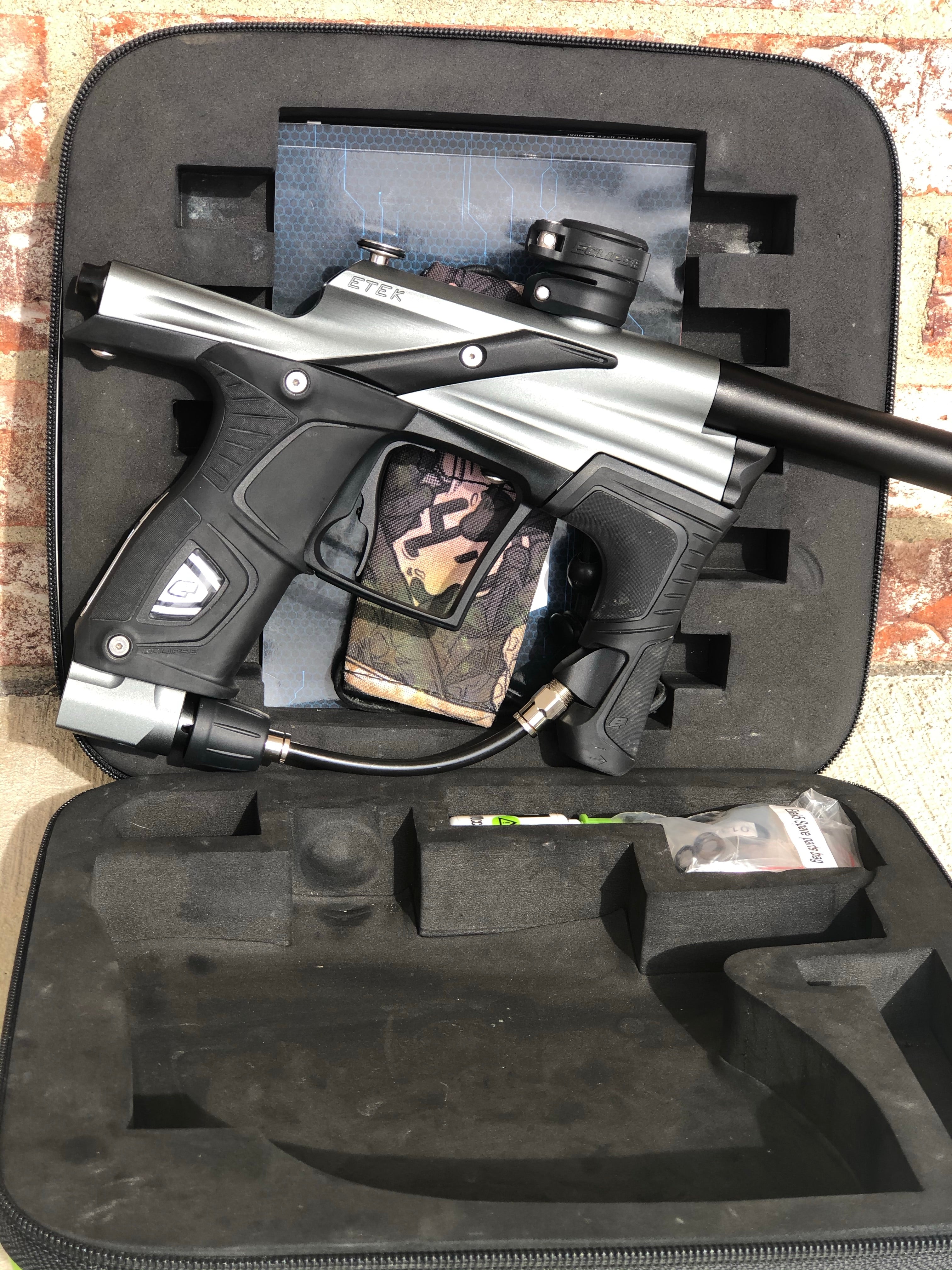 Used Planet Eclipse Etek 5 OLED Paintball Gun - Grey/Black