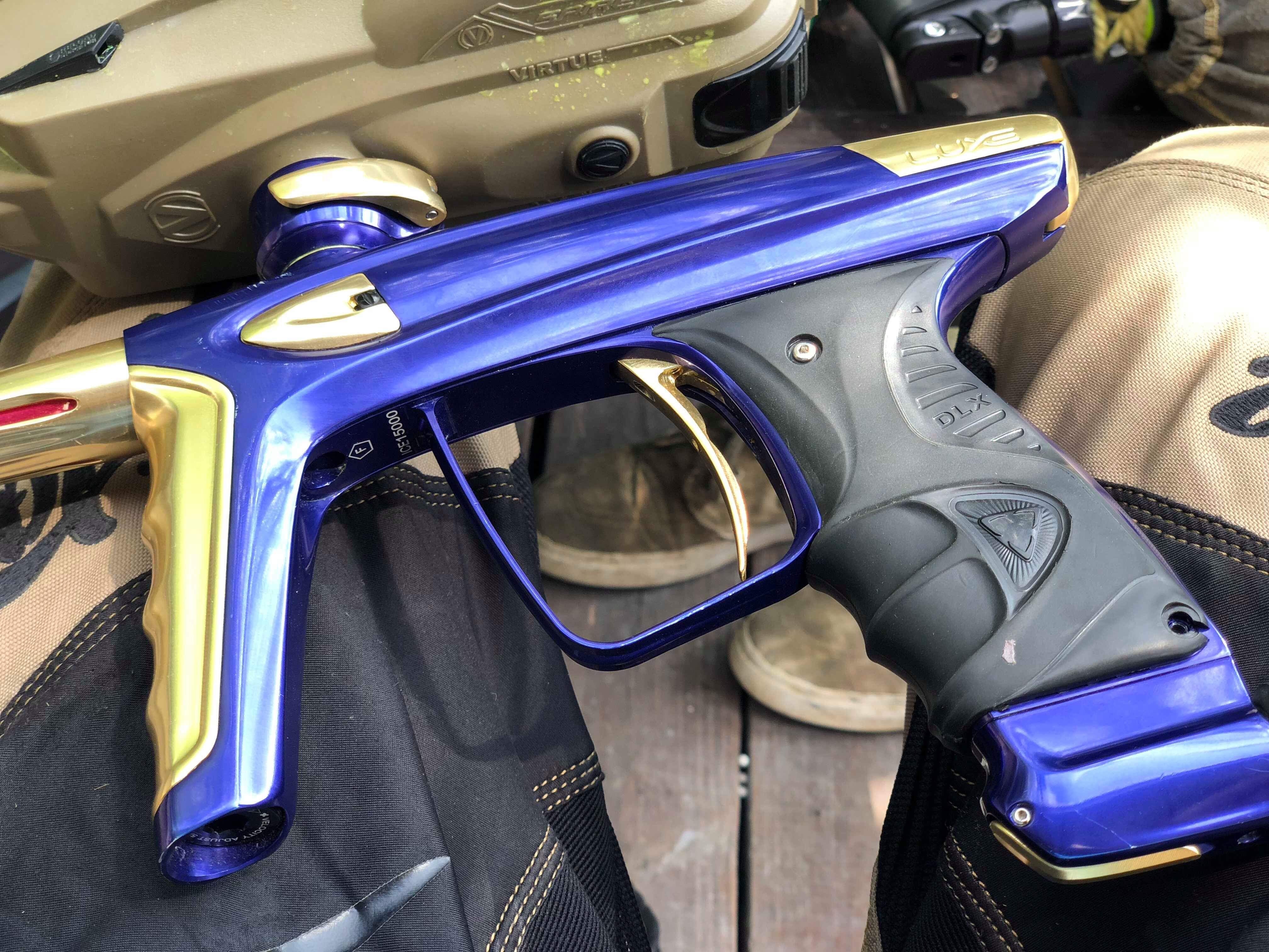 Purple/Gold Luxe Ice Paintball Marker