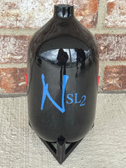 Used Ninja SL2 68/4500 Paintball Tank - BOTTLE ONLY - Black/Blue