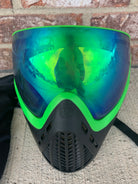 Used Virtue Vio Ascend Paintball Mask- Lime Emerald