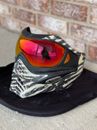 Used V-Force Grill Paintball Mask - Zebra LE